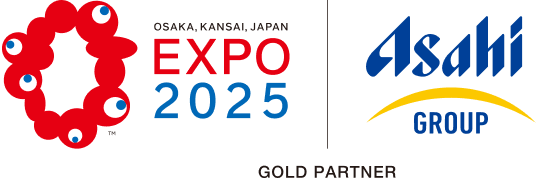 EXPO2025 OSAKA,KANSAI,JAPAN アサヒグループジャパン GOLD PARTNER