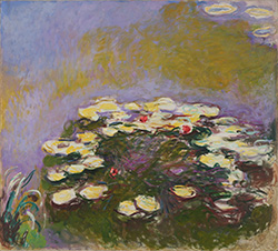 クロード・モネ《睡蓮》1914-17年 当館蔵